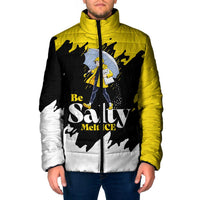 Be Salty Melt Ice Padded Jacket with Bold Splash Pattern