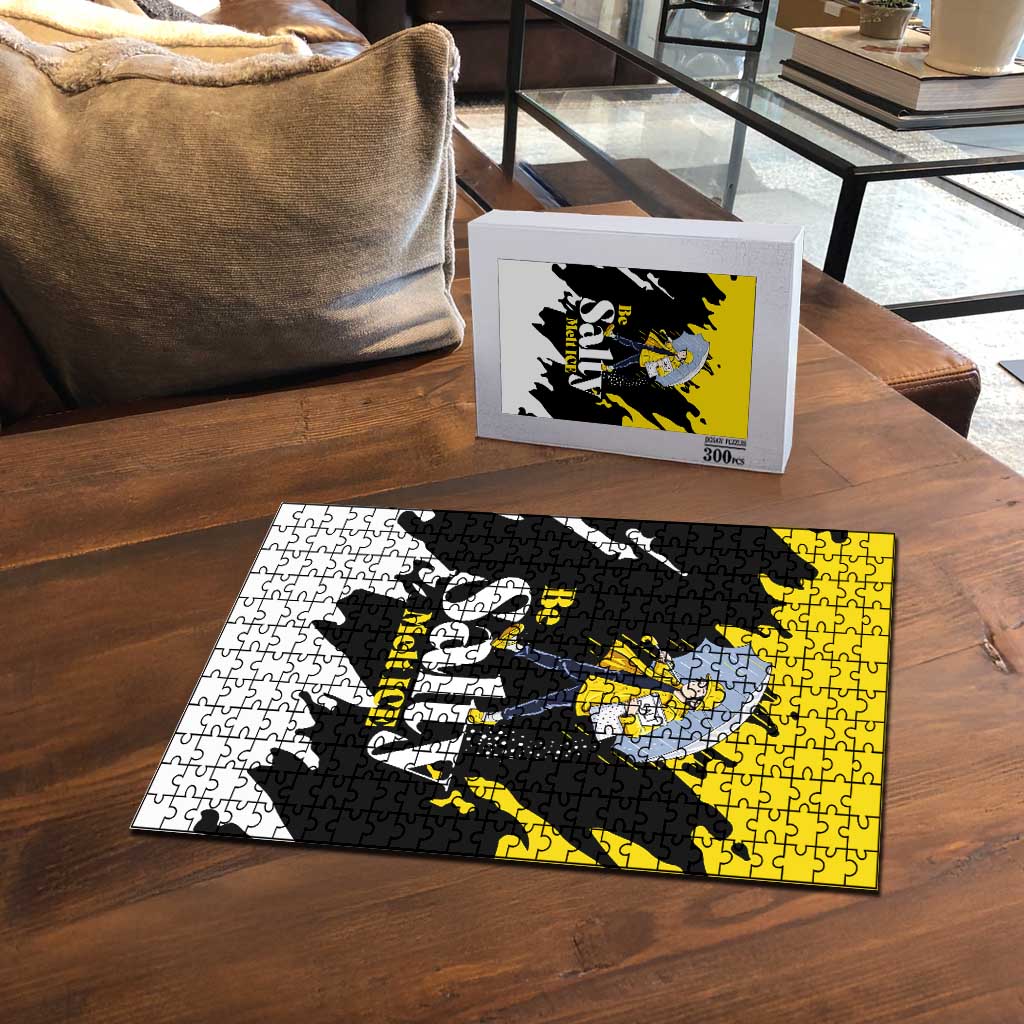 Be Salty Melt Ice Puzzle with Bold Splash Pattern