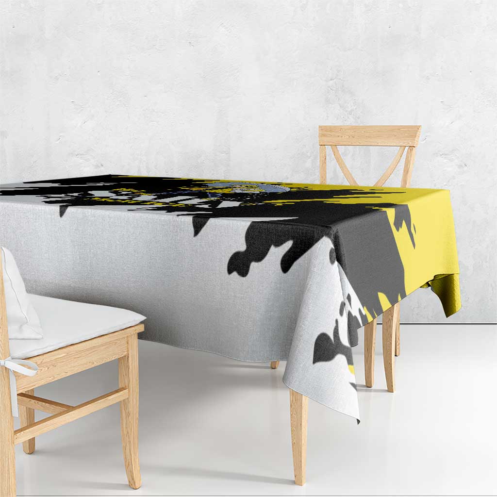 Be Salty Melt Ice Tablecloth with Bold Splash Pattern