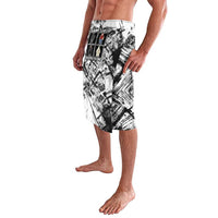 Same Shit Different Costume Lavalava Monochrome Gritty Texture