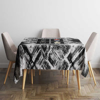 Same Shit Different Costume Tablecloth Monochrome Gritty Texture