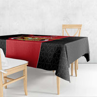 Yemen Eagle Emblem Tablecloth with National Flag and Map Design