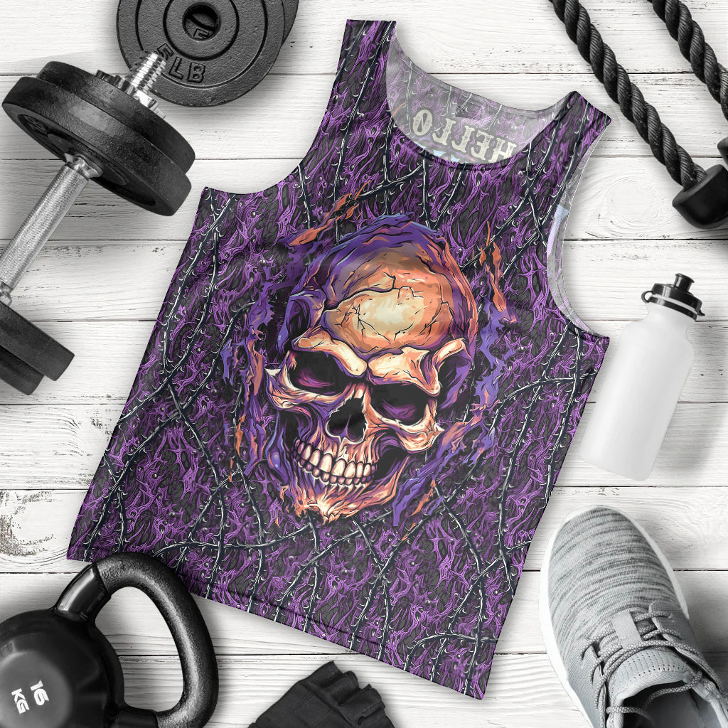 skull-men-tank-top-hello-darkness-my-old-friend-horror-seamless-pattern-purple