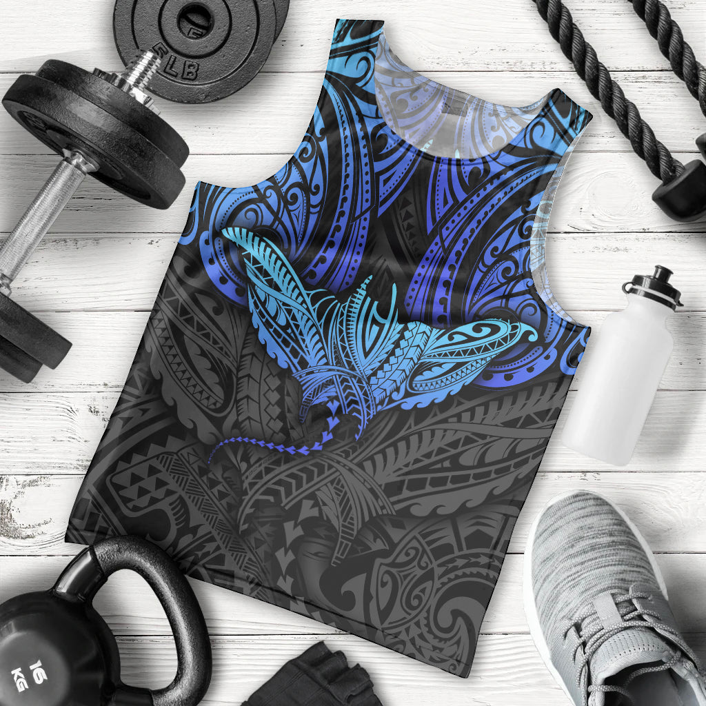 Polynesian Ray Pattern Men Tank Top - Wonder Print Shop