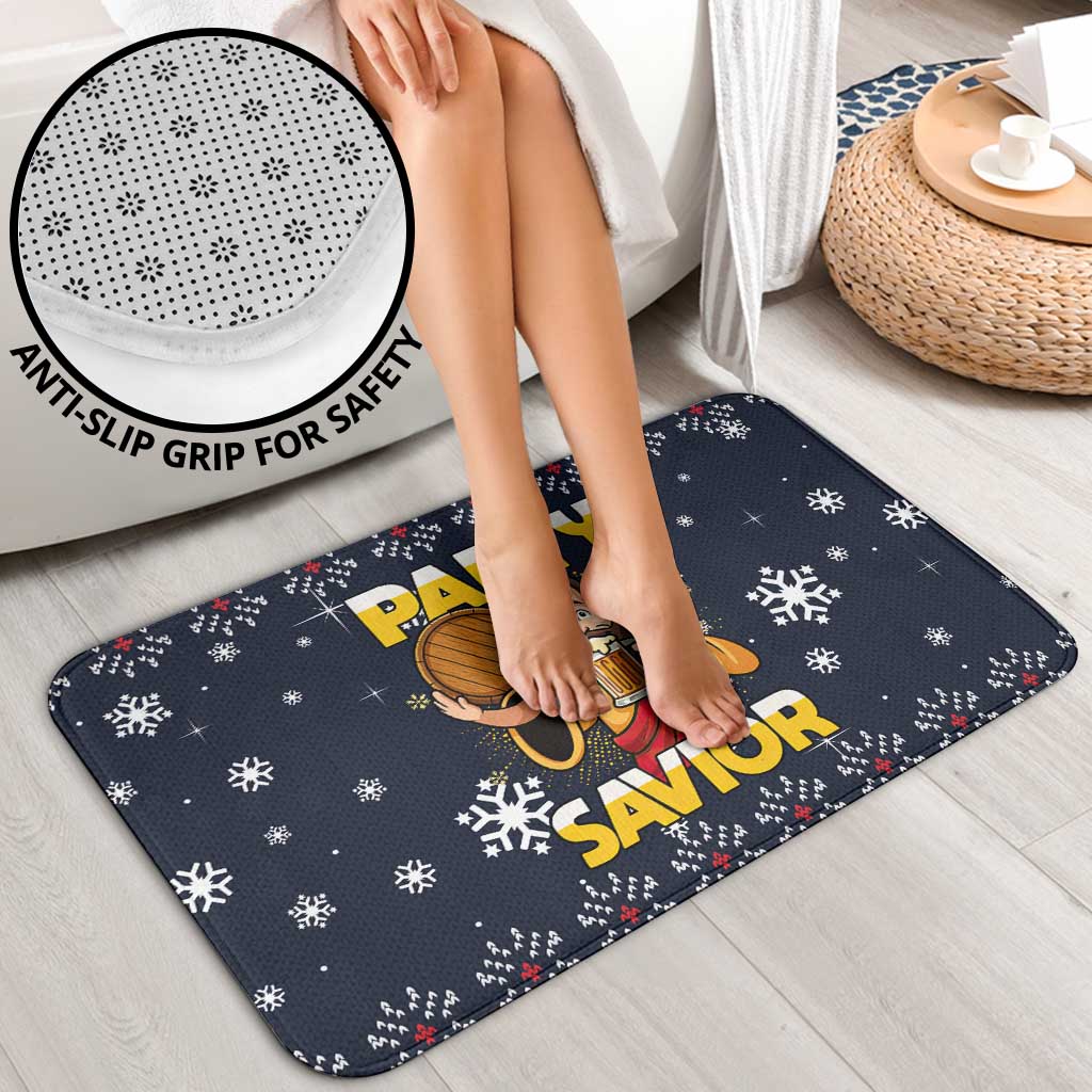 Jesus Party Savior Christmas Bathroom Set Funny Xmas Holiday Patterns - Wonder Print Shop
