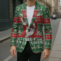 Justice For Black Lives Christmas Blazer Funny Xmas Holiday Patterns - Wonder Print Shop