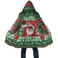 Justice For Black Lives Christmas Cloak Funny Xmas Holiday Patterns - Wonder Print Shop