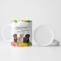 Labrador Retriever Personal Stalker Christmas Ceramic Mug Funny Xmas Holiday Patterns - Wonder Print Shop