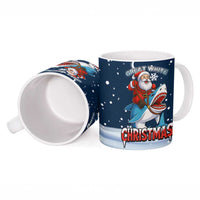 Great White Christmas Shark Christmas Ceramic Mug Funny Xmas Holiday Patterns - Wonder Print Shop