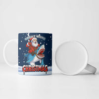 Great White Christmas Shark Christmas Ceramic Mug Funny Xmas Holiday Patterns - Wonder Print Shop