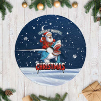 Great White Christmas Shark Christmas Tree Skirt Funny Xmas Holiday Patterns - Wonder Print Shop