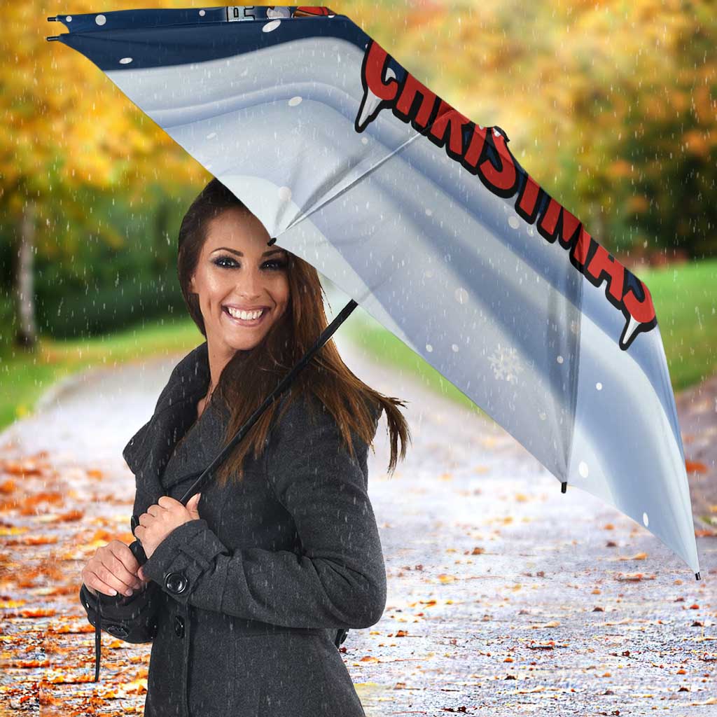 Great White Christmas Shark Christmas Umbrella Funny Xmas Holiday Patterns - Wonder Print Shop