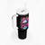 I'm Not A B I'm Just Honest Skull Roses Colorful Tumbler With Handle