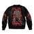 Walk Away I Have Anger Issues Skull Bomber Jacket - Wonder Print Shop