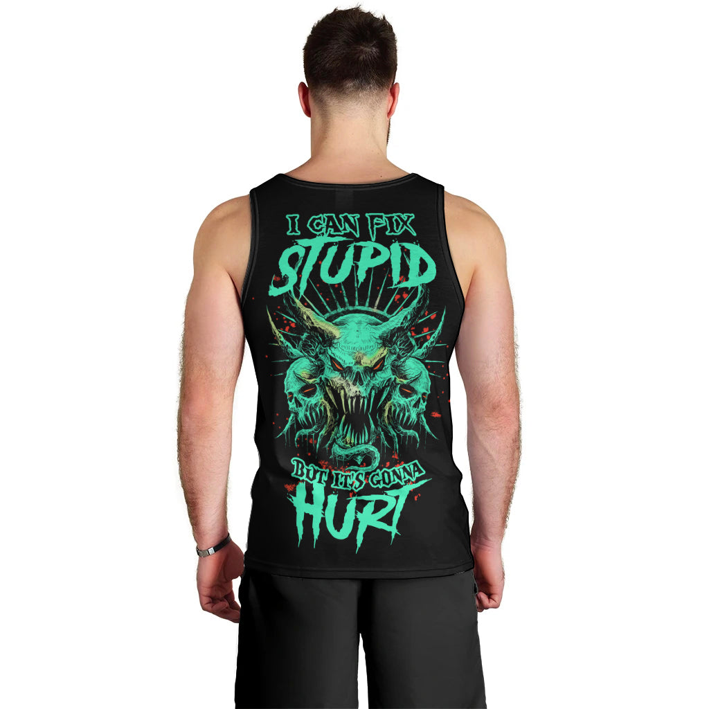 I Can Fix Stupid But It's Gonna Hurt Men Tank Top - Wonder Print Shop