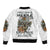 I Don't Need A Middle Skull Sleeve Zip Bomber Jacket - Wonder Print Shop