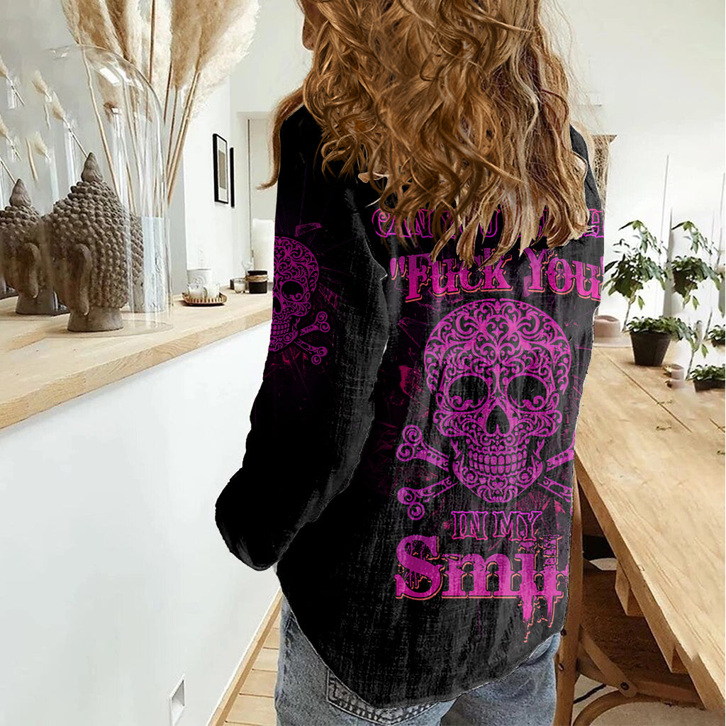 can-you-see-the-f-you-skull-rose-women-casual-shirt