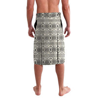 Oman Lavalava with Traditional Camel Character and Desert Silhouette Design