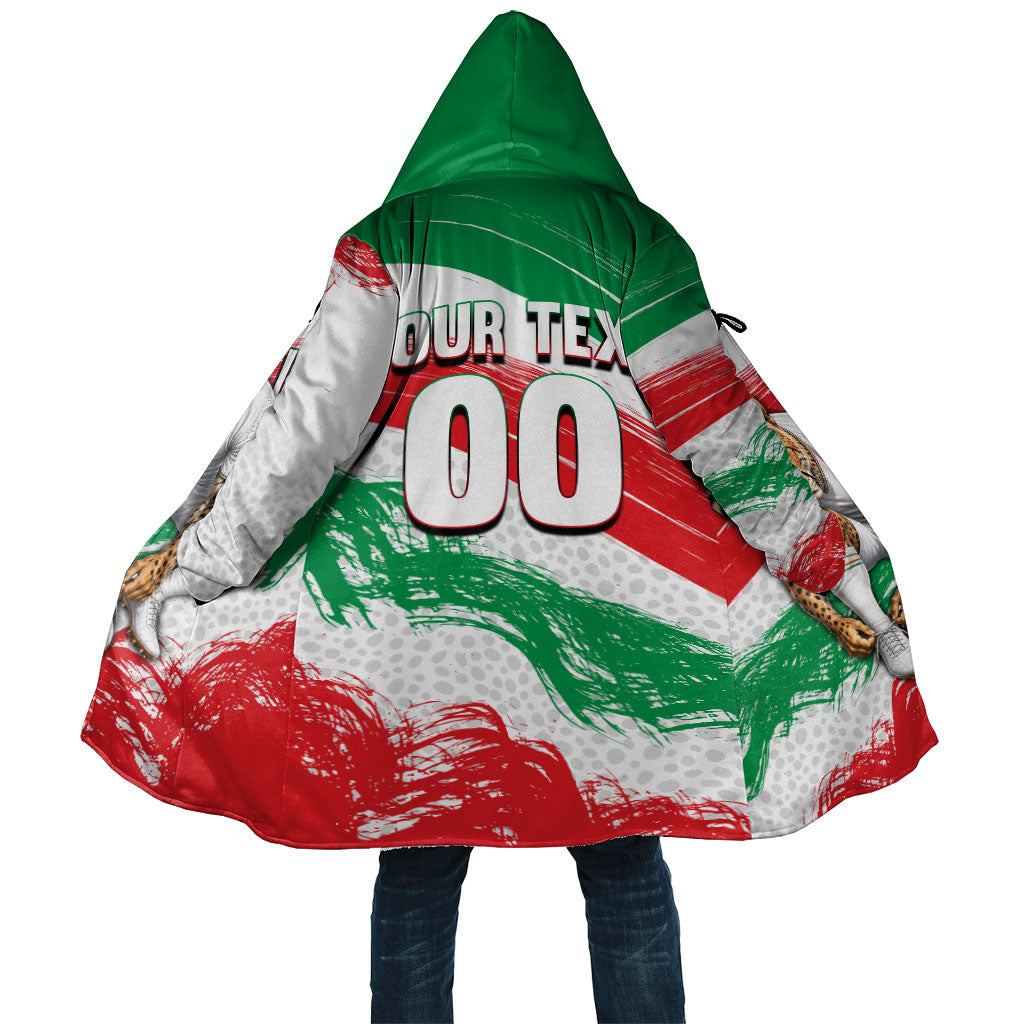 Personalized Iran Football Team Melli Cloak Iranian Cheetah Patriotic Flag