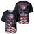 American Flag Skull Baseball Jersey Sorry If My Patriotism Offends You Trust Me - Wonder Print Shop