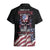 American Flag Skull Hawaiian Shirt Sorry If My Patriotism Offends You Trust Me - Wonder Print Shop