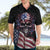 American Flag Skull Hawaiian Shirt Sorry If My Patriotism Offends You Trust Me - Wonder Print Shop