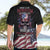 American Flag Skull Hawaiian Shirt Sorry If My Patriotism Offends You Trust Me - Wonder Print Shop