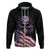 American Flag Skull Hoodie Sorry If My Patriotism Offends You Trust Me - Wonder Print Shop