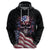 American Flag Skull Hoodie Sorry If My Patriotism Offends You Trust Me - Wonder Print Shop