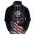 American Flag Skull Hoodie Sorry If My Patriotism Offends You Trust Me - Wonder Print Shop