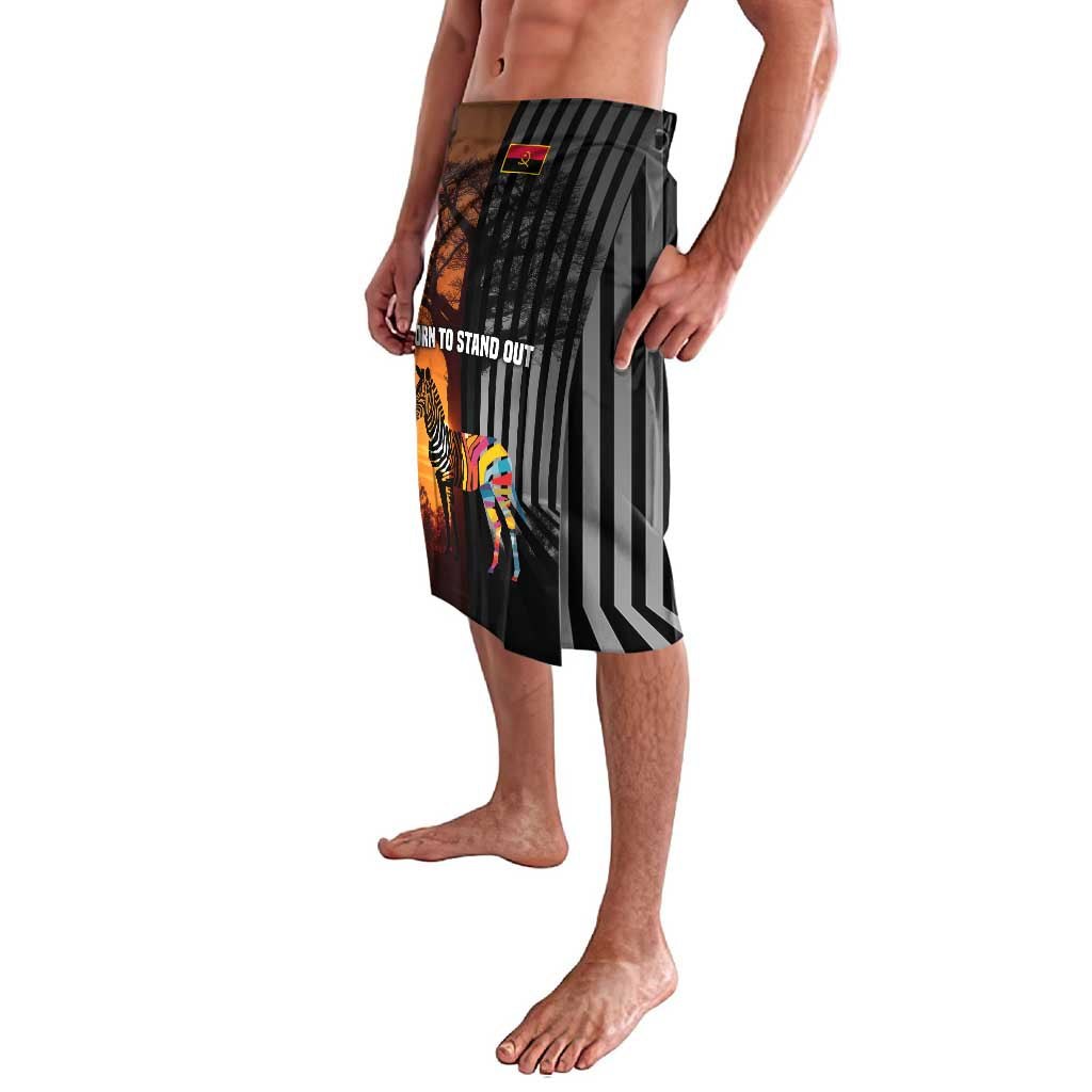 Angola Lavalava with Sunset Zebra Design and African Nature - Wonder Print Shop