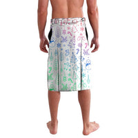 Finland Christmas Lavalava with Reindeer Forest Crest and Nordic Pattern Design - Wonder Print Shop