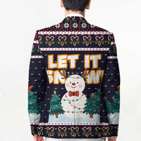 Let It Snow Christmas Blazer Funny Xmas Holiday Patterns - Wonder Print Shop