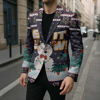 Let It Snow Christmas Blazer Funny Xmas Holiday Patterns - Wonder Print Shop
