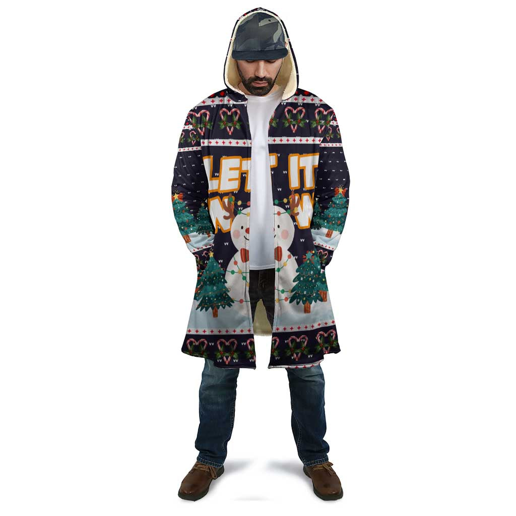 Let It Snow Christmas Cloak Funny Xmas Holiday Patterns - Wonder Print Shop