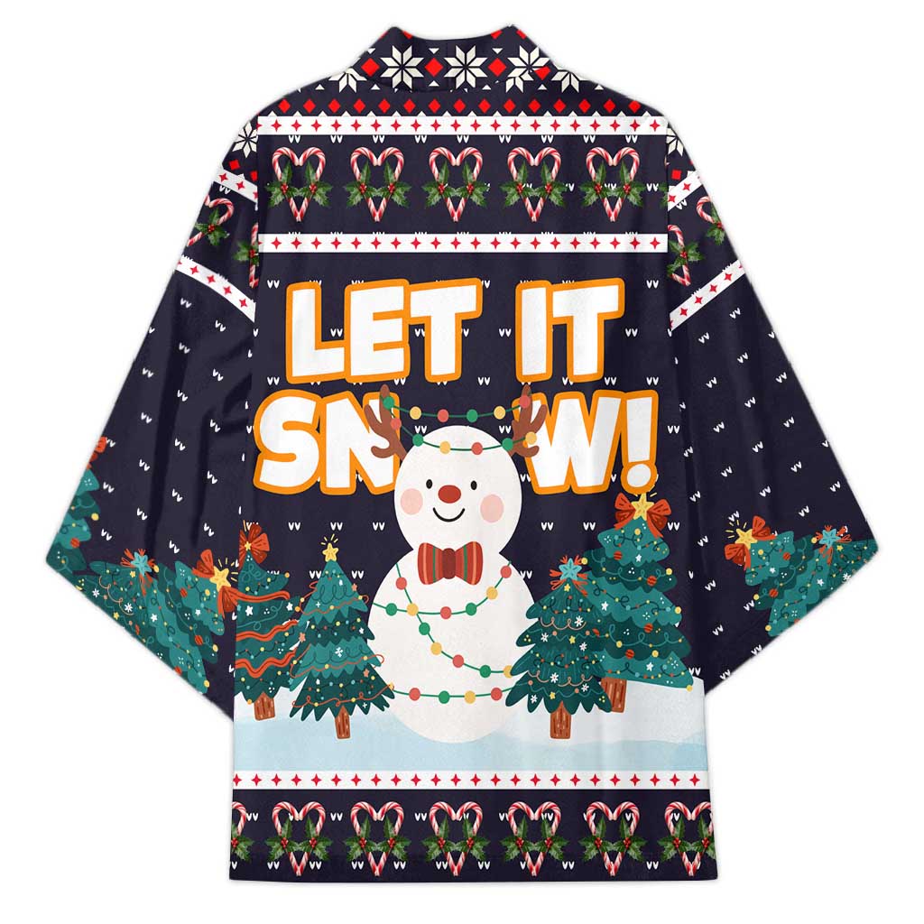 Let It Snow Christmas Kimono Funny Xmas Holiday Patterns - Wonder Print Shop
