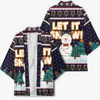 Let It Snow Christmas Kimono Funny Xmas Holiday Patterns - Wonder Print Shop