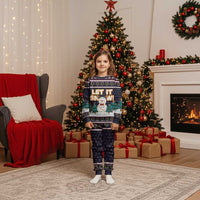Let It Snow Christmas Pajama Set Funny Xmas Holiday Patterns - Wonder Print Shop