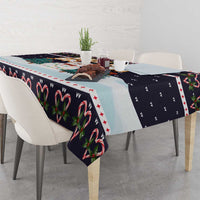 Let It Snow Christmas Tablecloth Funny Xmas Holiday Patterns - Wonder Print Shop