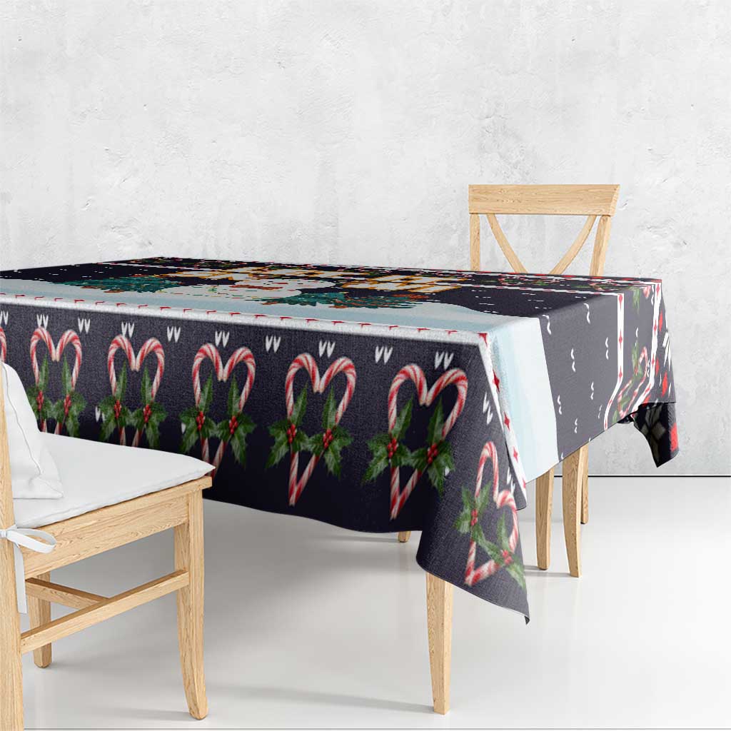 Let It Snow Christmas Tablecloth Funny Xmas Holiday Patterns - Wonder Print Shop
