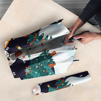 Let It Snow Christmas Umbrella Funny Xmas Holiday Patterns - Wonder Print Shop