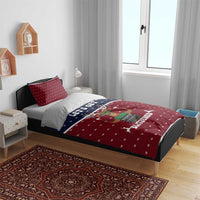 Lets Get Slouchy Christmas Bedding Set Funny Xmas Holiday Patterns - Wonder Print Shop