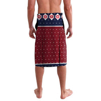 Lets Get Slouchy Christmas Lavalava Funny Xmas Holiday Patterns - Wonder Print Shop