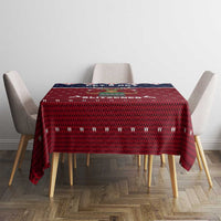 Lets Get Slouchy Christmas Tablecloth Funny Xmas Holiday Patterns - Wonder Print Shop