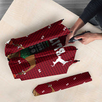Lets Get Slouchy Christmas Umbrella Funny Xmas Holiday Patterns - Wonder Print Shop