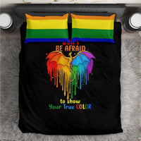 LGBT Dont Be Afraid Christmas Bedding Set Xmas Holiday Patterns - Wonder Print Shop