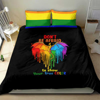 LGBT Dont Be Afraid Christmas Bedding Set Xmas Holiday Patterns - Wonder Print Shop