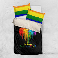 LGBT Dont Be Afraid Christmas Bedding Set Xmas Holiday Patterns - Wonder Print Shop