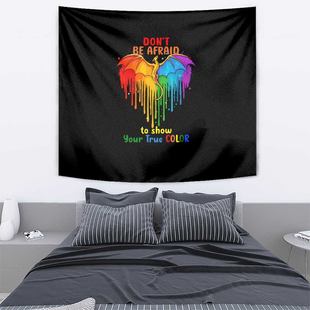 LGBT Dont Be Afraid Christmas Tapestry Xmas Holiday Patterns - Wonder Print Shop