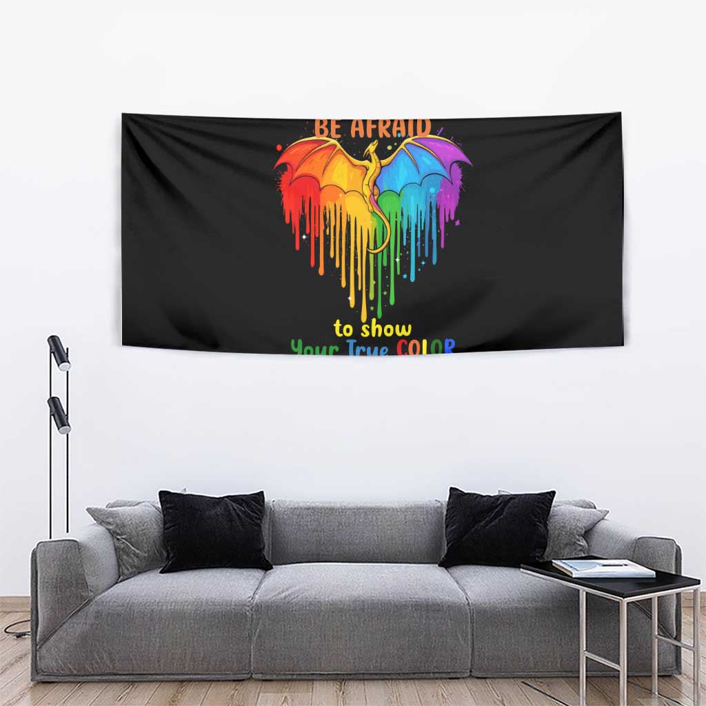 LGBT Dont Be Afraid Christmas Tapestry Xmas Holiday Patterns - Wonder Print Shop